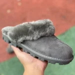 UGG Scuffette Grey Slides