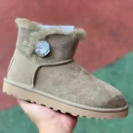 UGG Bailey Mini Green Diamond Short Boots