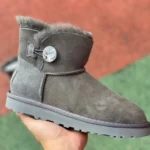 UGG Bailey Mini Grey Diamond Short Boots