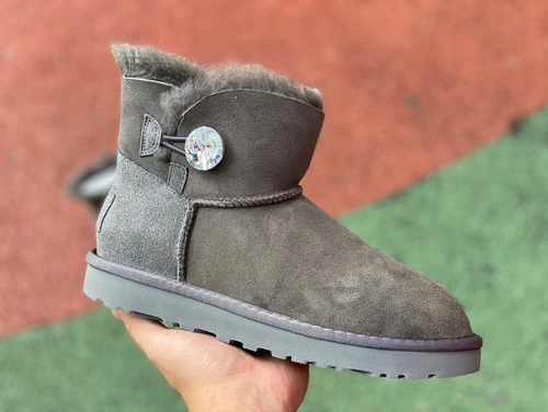 UGG Bailey Mini Grey Diamond Short Boots