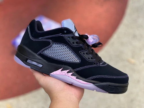 Air Jordan 5 Low "Dongdan" Black Purple DX4355-015