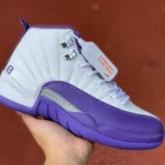 Air Jordan 12 White Purple Sneakers CT8013-150