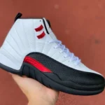 Air Jordan 12 White Black Red Sneakers CT8013-162