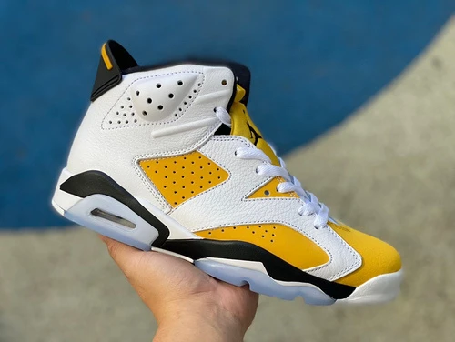 Air Jordan 6 "Yellow Ochre" High White Yellow CT8529-170