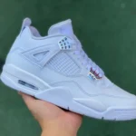 Air Jordan 4 "Pure Money" AJ4 Cut Piece Version 408452-308497-100