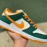 Nike SB Dunk Low "Legion Pine" White Green Orange 304292-383