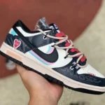 Nike SB Dunk Low Black White Red CW1590-100