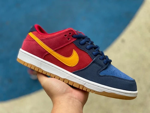 Nike SB Dunk Low "Barcelona" Red Blue DJ0606-400