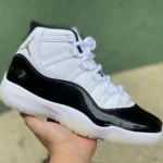 Air Jordan 11 "DMP" Black White Gold Basketball Shoes CT8012-170