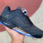 Air Jordan 5 Low Black Gold DJ1094-001