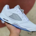 Air Jordan 5 Low GS "White Silver" 819172-122