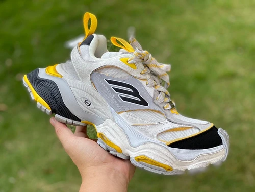 Balenciaga Cargo Silver Yellow White