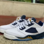 Air Jordan 5 Low GS "White Blue" 819171-135