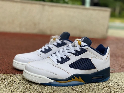 Air Jordan 5 Low GS "White Blue" 819171-135