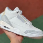 Air Jordan 3 Craft "Grey Mist" Cracked Leather FJ9479-100