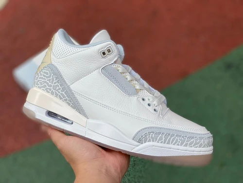 Air Jordan 3 Craft "Grey Mist" Cracked Leather FJ9479-100