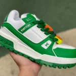 LOUIS VUITTON Trainer Maxi White Green