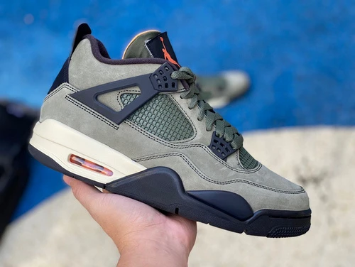 Air Jordan 4 Retro UNDFTD "Olive" Green JBM351 M1