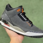 Air Jordan 3 "Fear" Grey Black CP Version CT8532-080