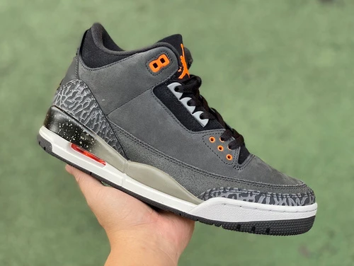 Air Jordan 3 "Fear" Grey Black CP Version CT8532-080