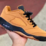 Air Jordan 5 Low "Chutney" Yellow Black Wheat DA8016-700