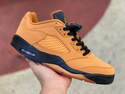 Air Jordan 5 Low "Chutney" Yellow Black Wheat DA8016-700