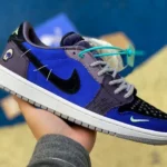 Zion Williamson x Air Jordan 1 Low OG Deep Blue Low-Top Sneaker DZ7292-202