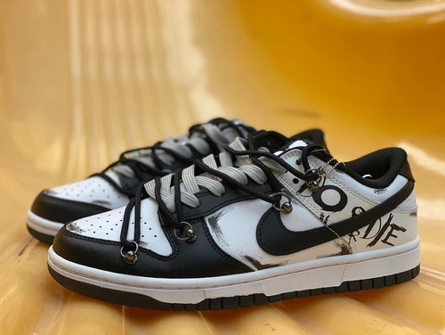 Nike Dunk Low Retro Black White Grey DD1391-100