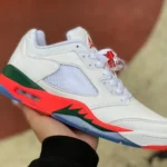 Air Jordan 5 Low "White Orange Green" FQQ316-018