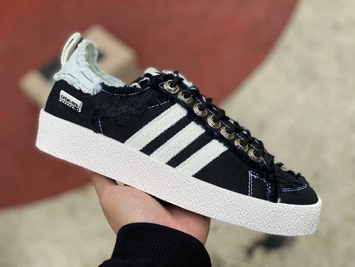 Song For The Mute x Adidas Campus 80s Black White ID4791