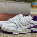 LOUIS VUITTON Trainer White Purple