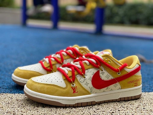 Nike Dunk x Louis Vuitton White Red Yellow FC1688-168