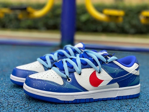 Nike Dunk Low White Blue Red FD9064-110