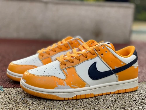 Nike SB Dunk Low Distressed White Orange FN3418-100