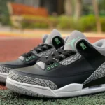 Air Jordan 3 "Green Glow" Black Green