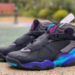 Air Jordan 8 "Aqua" Black Purple 305381-025