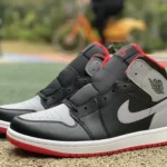 Air Jordan 1 Mid Black Grey Sneakers DQ8426-006