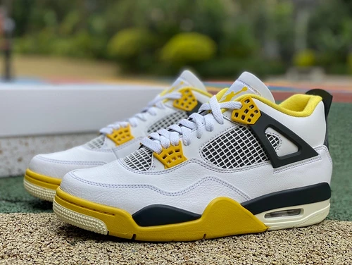 Air Jordan 4 "Vivid Sulfur" AJ4 Pure Version AQ9129-101