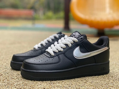 Nike Air Force 1 Black Silver