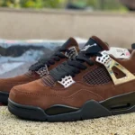 Air Jordan 4 "Liquid Metal" Brown Black AQ9129-002