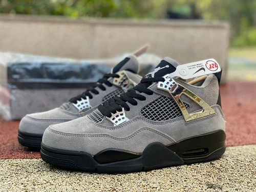 Air Jordan 4 "Liquid Metal" Gray Black AQ9129-002