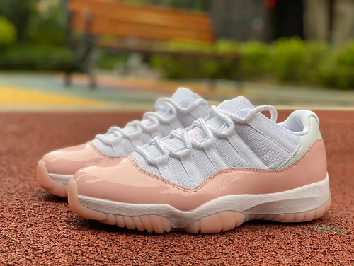 Air Jordan 11 Low WMNS "Legend Pink" White Pink Basketball Shoes AH7860-160