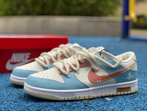 Nike Dunk Low White Blue Brown DV0831-003