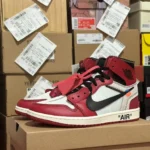 Air Jordan 1 x OFF-WHITE Chicago Sneakers AA3834-101