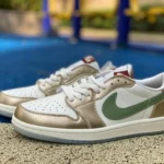 Air Jordan 1 Low "CNY" White Green Sneakers FQ6593-100