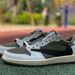 Travis Scott x Air Jordan 1 Low Golf Black White Green Reverse DM7866-200