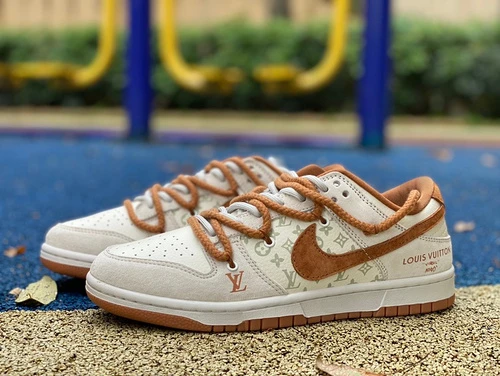 Nike Dunk x Louis Vuitton White Brown fc1688-185