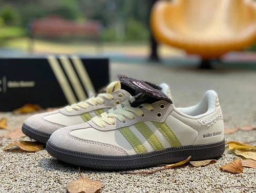 Wales Bonner x Adidas Samba Green Grey ID0217