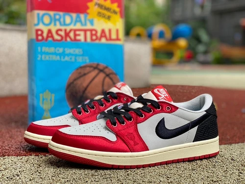 Air Jordan 1 x Trophy Room White Black Red FN043