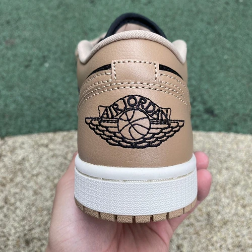 Air Jordan 1 Low Brown Tan Low-Top Sneaker DC0774-201